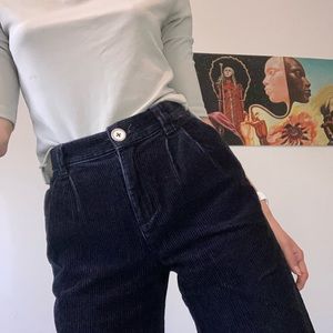 XS Blue Corduroy Pants